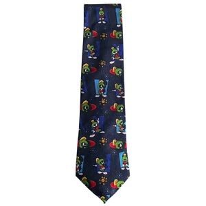 Looney Tunes Marvin Martian Y2K Novelty Tie Warner Bros 1998